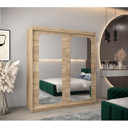 Armoire Promo T3 à Portes Coulissantes 200/180/62 2 Portes (sonoma/sonoma)