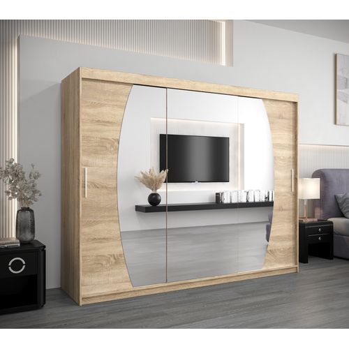 Armoire Elypse à Portes Coulissantes 200/250/62 3 Portes (sonoma/sonoma)