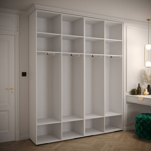 Armoire 4 Portes Manhattan Ryfel 10 236,7/200/47 (blanc)