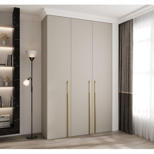 Armoire 3 Portes Como 3 245.5/150/50 (cachemire/or)