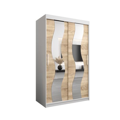 Armoire Sewilla à Portes Coulissantes 200/120/62 2 Portes (blanc/sonoma)