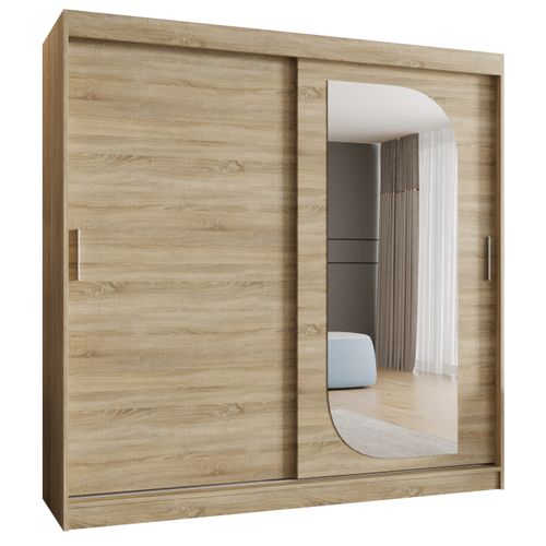 Armoire Lucy à Portes Coulissantes 200/200/62 2 Portes (sonoma)