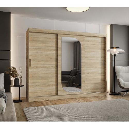 Armoire Lucy à Portes Coulissantes 200/250/62 3 Portes (sonoma)