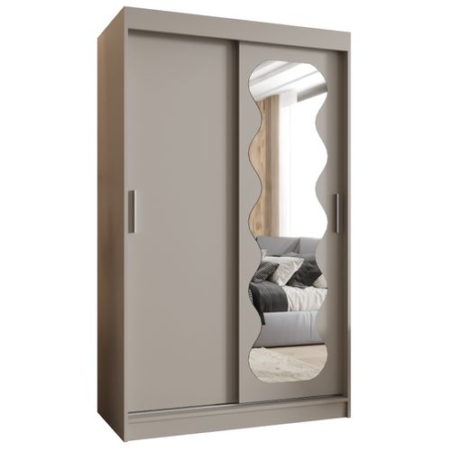 Armoire Spoti à Portes Coulissantes 200/120/62 2 Portes (cachemire)