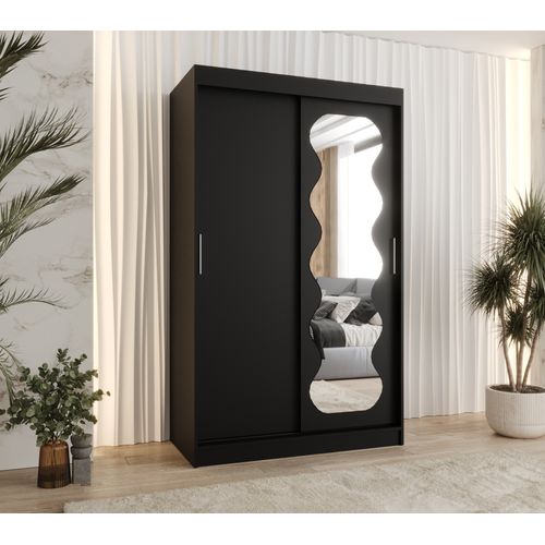 Armoire Spoti à Portes Coulissantes 200/120/62 2 Portes (noir)