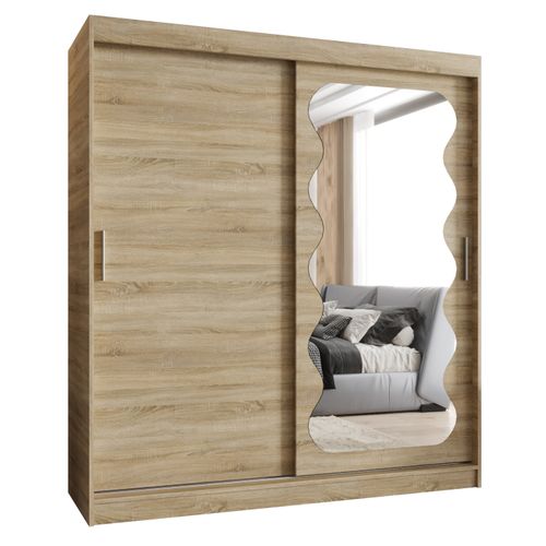 Armoire Spoti à Portes Coulissantes 200/180/62 2 Portes (sonoma)