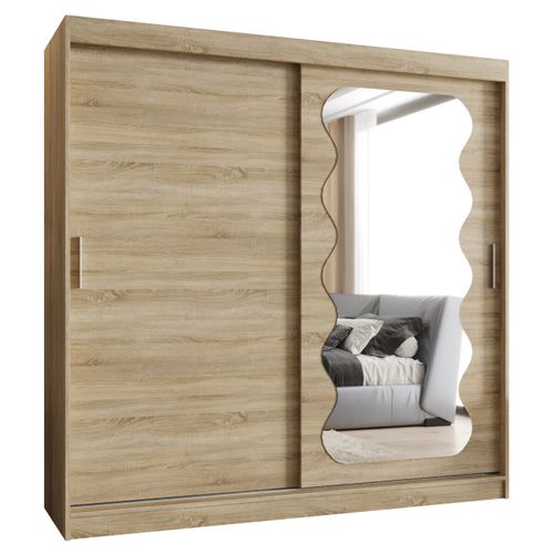 Armoire Spoti à Portes Coulissantes 200/200/62 2 Portes (sonoma)