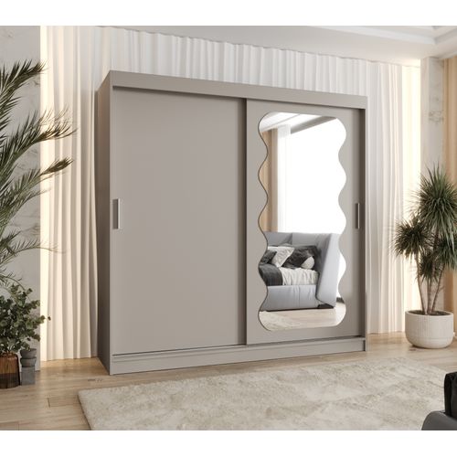 Armoire Spoti à Portes Coulissantes 200/200/62 2 Portes (cachemire)