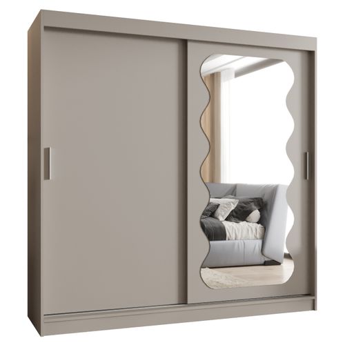 Armoire Spoti à Portes Coulissantes 200/200/62 2 Portes (cachemire)