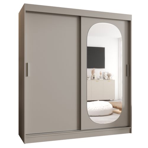 Armoire Royal à Portes Coulissantes 200/180/62 2 Portes (cachemire)