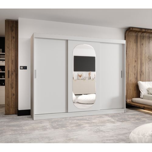 Armoire Royal à Portes Coulissantes 200/250/62 2 Portes (blanc)