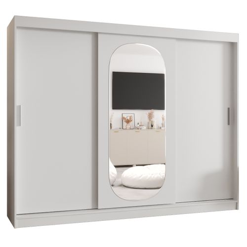 Armoire Royal à Portes Coulissantes 200/250/62 2 Portes (blanc)