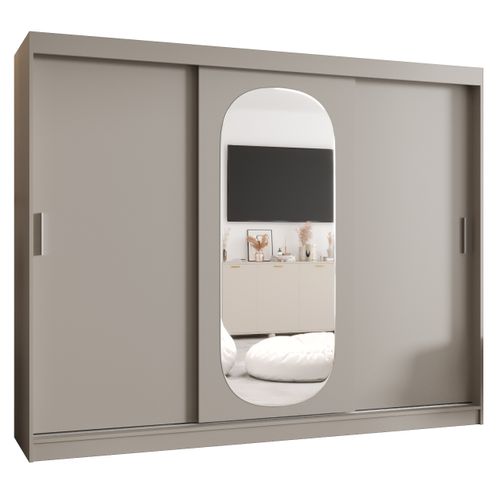 Armoire Royal à Portes Coulissantes 200/250/62 2 Portes (cachemire)