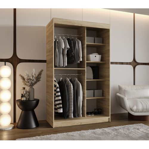 Armoire Ultra à Portes Coulissantes 200/120/62 2 Portes (sonoma)