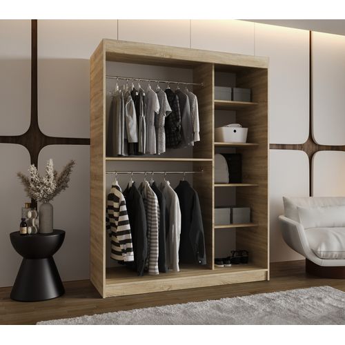 Armoire Ultra à Portes Coulissantes 200/150/62 2 Portes (sonoma)