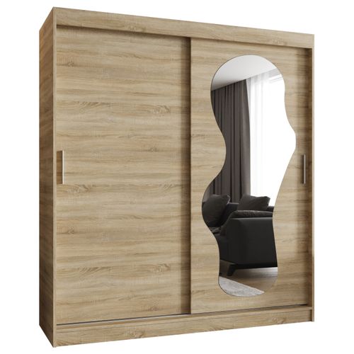 Armoire Ultra à Portes Coulissantes 200/180/62 2 Portes (sonoma)