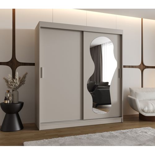 Armoire Ultra à Portes Coulissantes 200/180/62 2 Portes (cachemire)