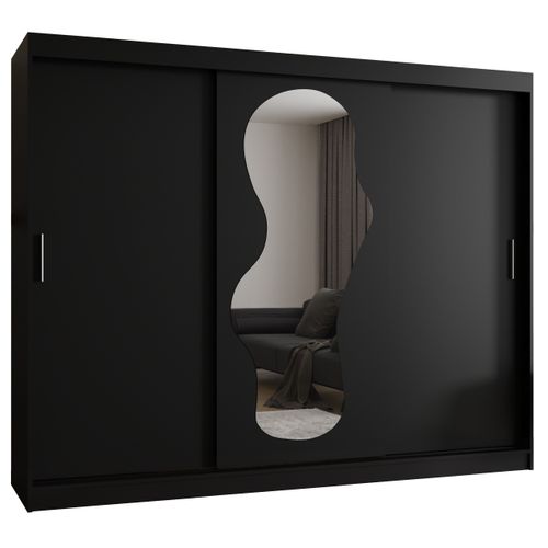 Armoire Ultra à Portes Coulissantes 200/250/62 2 Portes (noir)