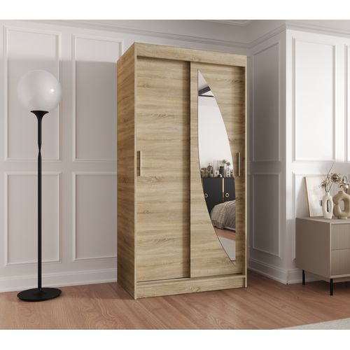 Armoire Milo à Portes Coulissantes 200/100/62 2 Portes (sonoma)