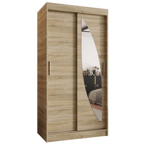 Armoire Milo à Portes Coulissantes 200/100/62 2 Portes (sonoma)