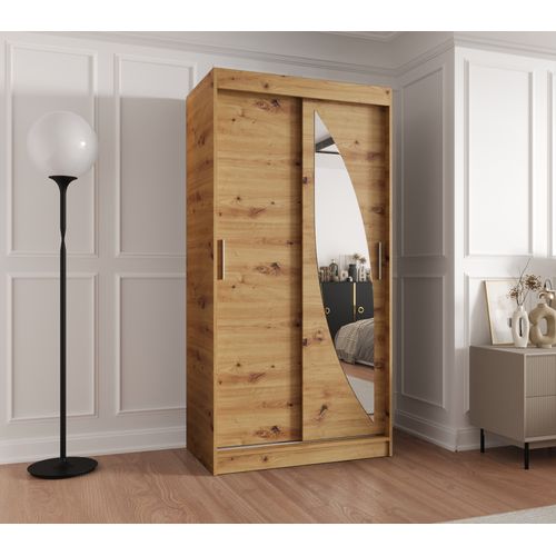Armoire Milo à Portes Coulissantes 200/100/62 2 Portes (artisan)