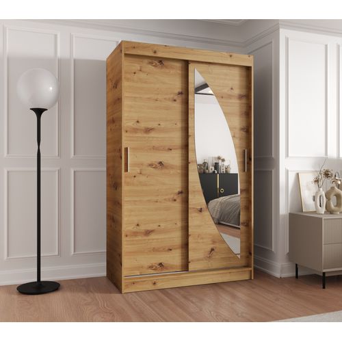 Armoire Milo à Portes Coulissantes 200/120/62 2 Portes (artisan)