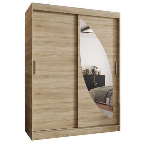 Armoire Milo à Portes Coulissantes 200/150/62 2 Portes (sonoma)