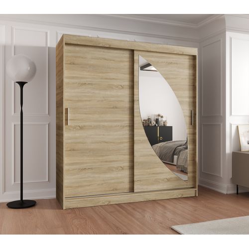 Armoire Milo à Portes Coulissantes 200/180/62 2 Portes (sonoma)