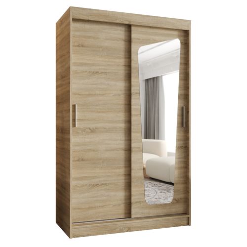 Armoire Moka à Portes Coulissantes 200/120/62 2 Portes (sonoma)