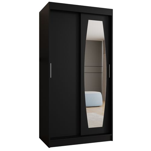 Armoire Rossa à Portes Coulissantes 200/100/62 2 Portes (noir)