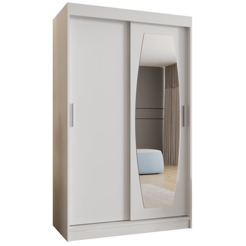 Armoire Rossa à Portes Coulissantes 200/120/62 2 Portes (blanc)