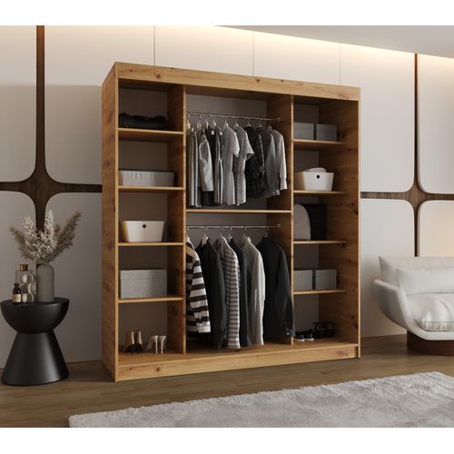 Armoire Rossa à Portes Coulissantes 200/180/62 2 Portes (artisan)