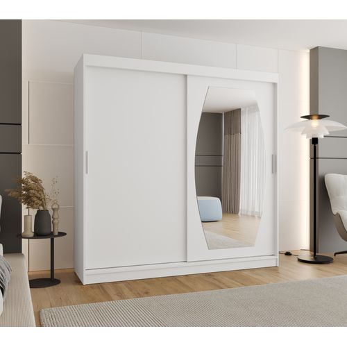 Armoire Rossa à Portes Coulissantes 200/200/62 2 Portes (blanc)