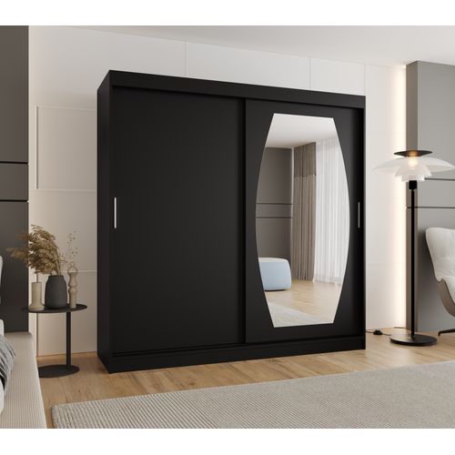 Armoire Rossa à Portes Coulissantes 200/200/62 2 Portes (noir)