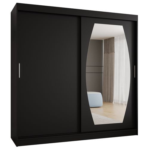 Armoire Rossa à Portes Coulissantes 200/200/62 2 Portes (noir)