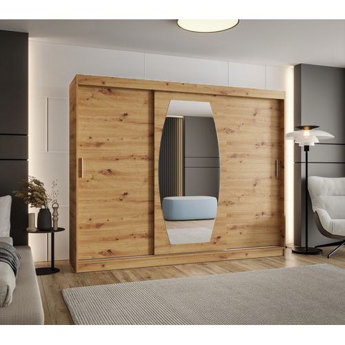 Armoire Rossa à Portes Coulissantes 200/250/62 3 Portes (artisan)