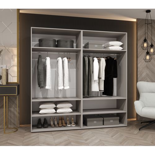 Armoire à Portes Battantes Alicante 1 202/200/52 4 Portes (beige/beige)