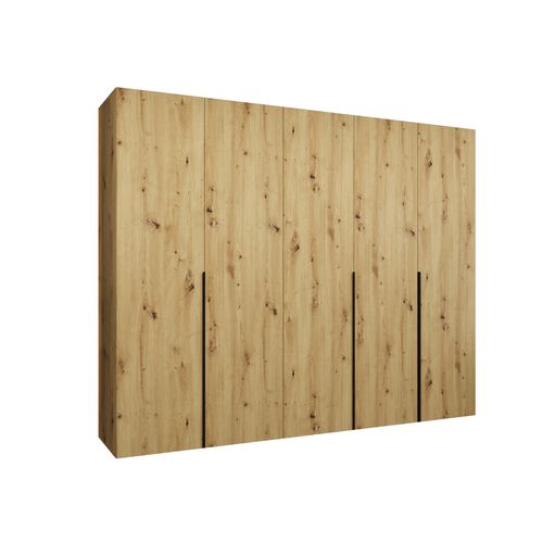 Armoire à Portes Battantes Alicante 1 202/250/52 5 Portes (marron/noir)