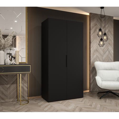 Armoire à Portes Battantes Marbella 1 202/100/52 2 Portes (noir/noir)