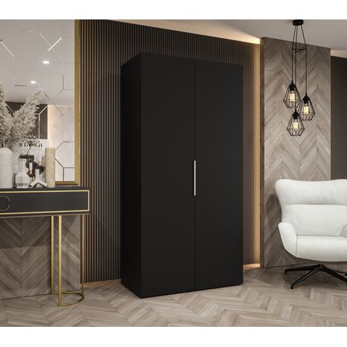 Armoire à Portes Battantes Marbella 1 202/100/52 2 Portes (noir/beige)