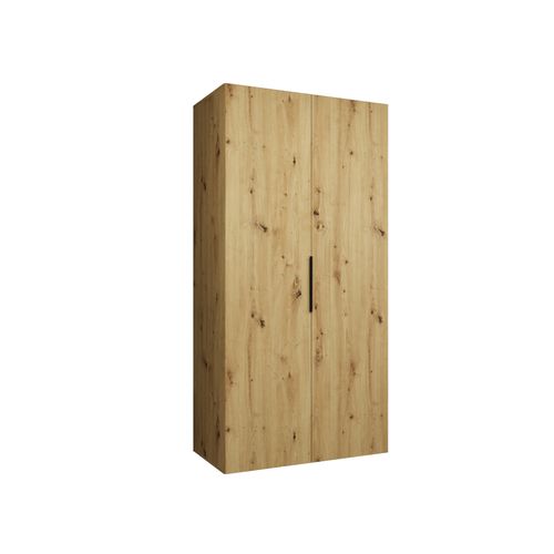 Armoire à Portes Battantes Marbella 1 202/100/52 2 Portes (marron/noir)