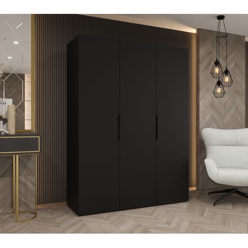 Armoire à Portes Battantes Marbella 1 202/150/52 3 Portes (noir/noir)