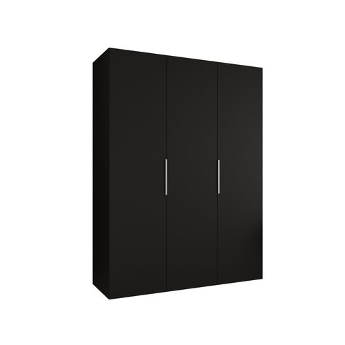 Armoire à Portes Battantes Marbella 1 202/150/52 3 Portes (noir/beige)