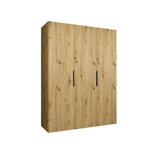 Armoire à Portes Battantes Marbella 1 202/150/52 3 Portes (marron/noir)