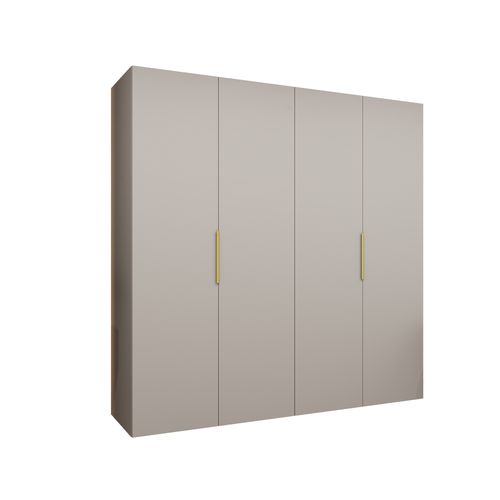 Armoire à Portes Battantes Marbella 1 202/200/52 4 Portes (beige/doré)