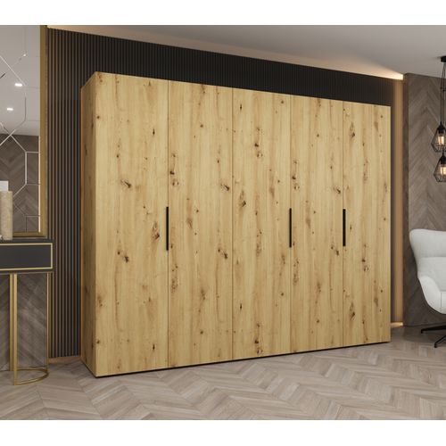 Armoire à Portes Battantes Marbella 1 202/250/52 5 Portes (marbella/noir)