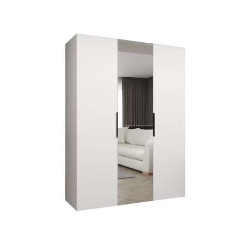 Armoire à Portes Battantes Marbella 2 202/150/52 3 Portes (blanc/noir)