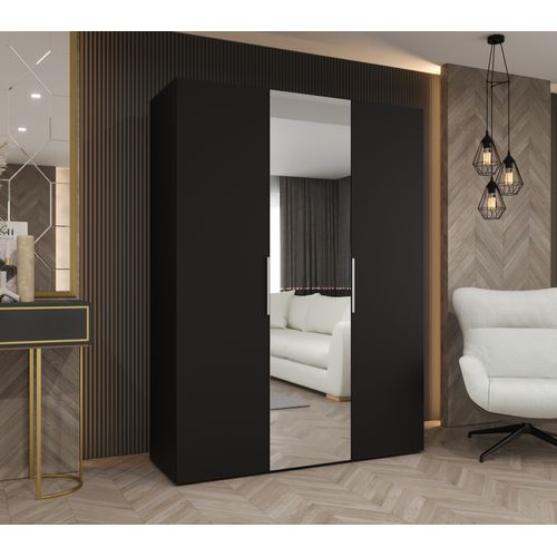 Armoire à Portes Battantes Marbella 2 202/150/52 3 Portes (noir/beige)