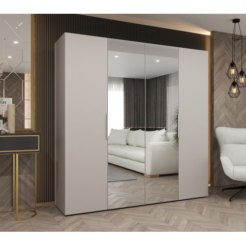 Armoire à Portes Battantes Marbella 2 202/200/52 4 Portes (beige/beige)