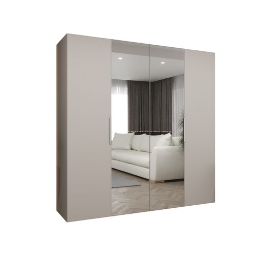 Armoire à Portes Battantes Marbella 2 202/200/52 4 Portes (beige/beige)